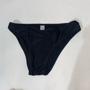Black bikini bottom